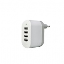 4 USB home charger with floded EU plug
